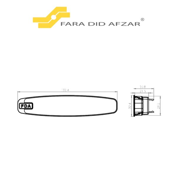 کلید ایزی تاچ هود FA-AH-MS-400 - تصویر 3