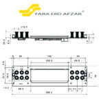 پنل لمسی فر 12 کلید FA-AO-MT-100