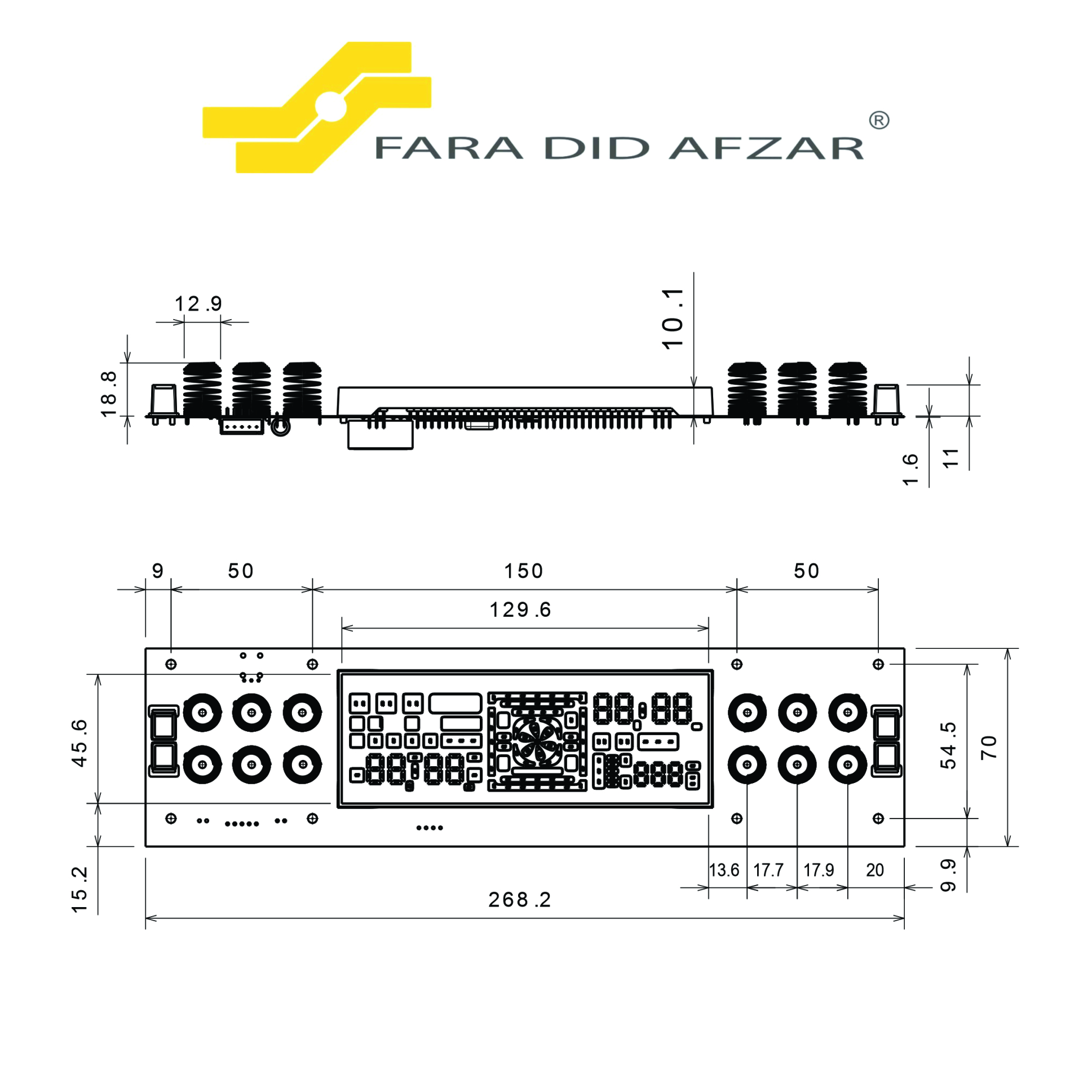 AH-MT-200-1.jpg پنل لمسی فر 12 کلید FA-AO-MT-200 - تصویر 3