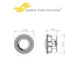 لامپ دایره هود FA-AH-LB-700 - تصویر 3