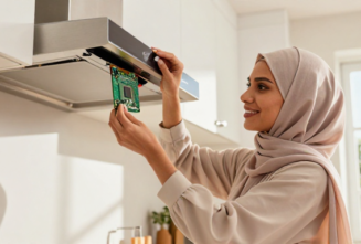 آموزش تعویض برد هود در خانه در آشپزخانه مدرن